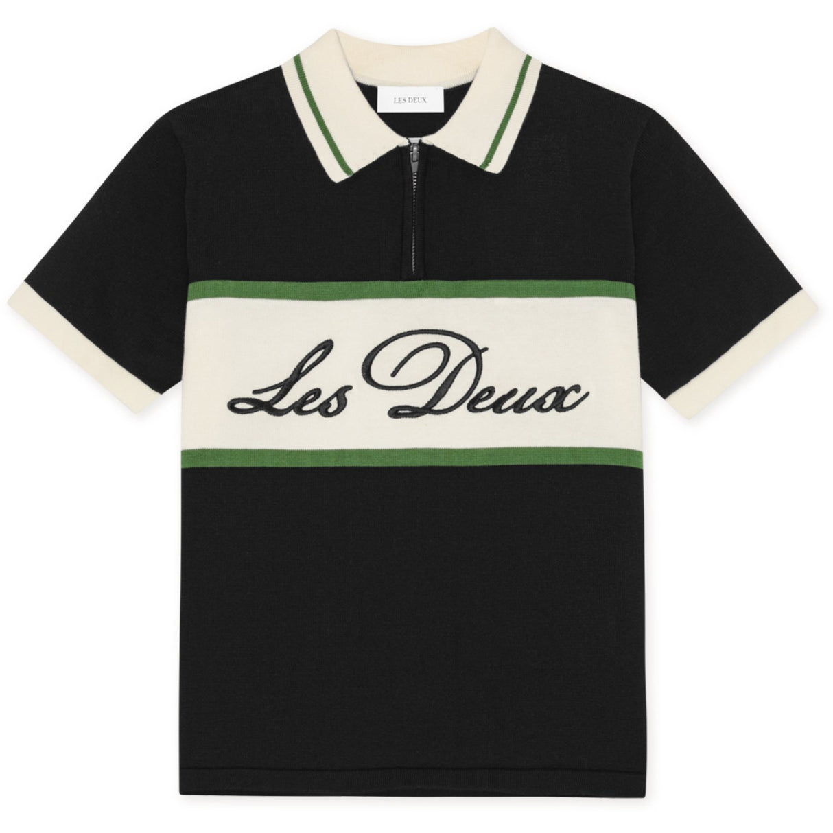 Les Deux Kids Tap Shoe Black Strikket Lynlås Polo KIDS