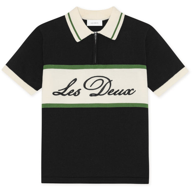Les Deux Kids Tap Shoe Black Strikket Lynlås Polo KIDS