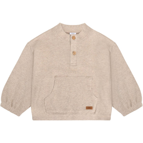 Hust & Claire Beige Melange Sigurt Fine Strik