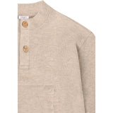 Hust & Claire Beige Melange Sigurt Fine Strik