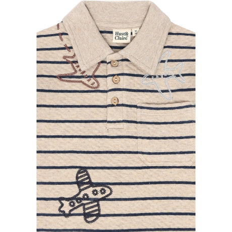Hust & Claire Biscuit Stevie Stripe