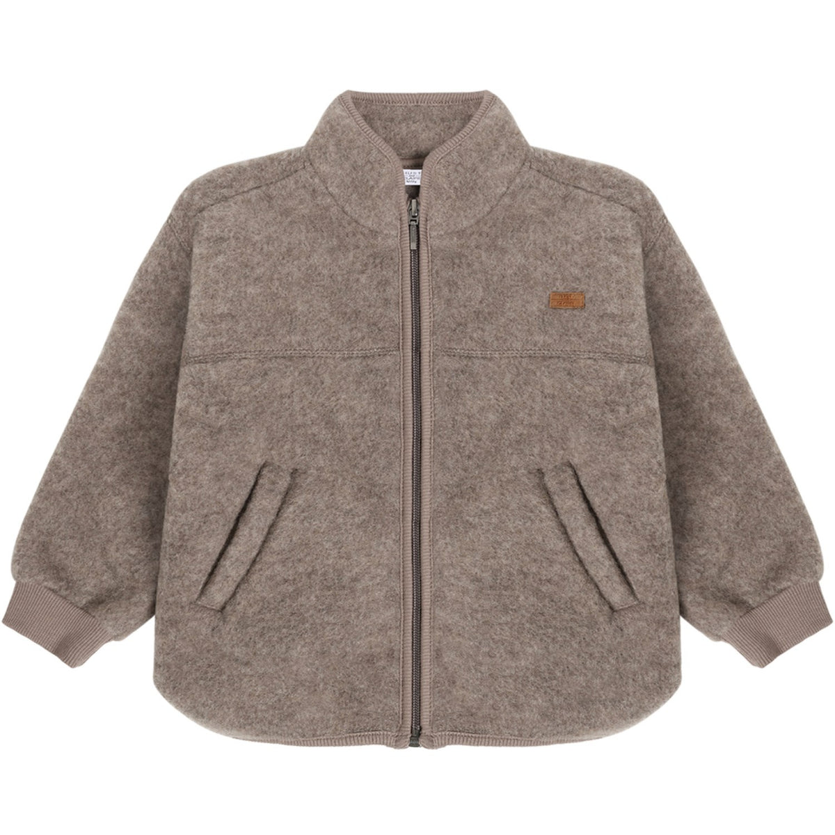 Hust & Claire Deer Melange Emi Zip Jakke Uld