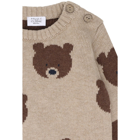Hust & Claire Beige Melange Pilou Bjørn