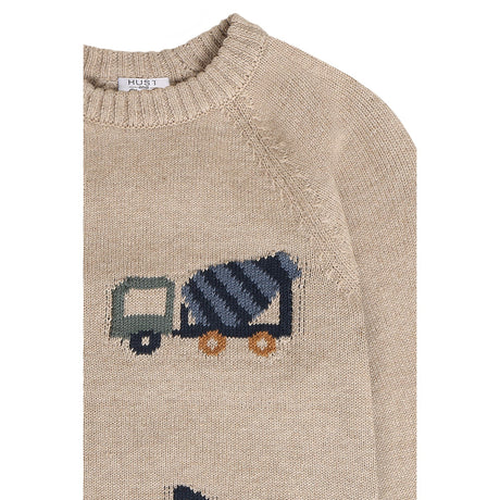 Hust & Claire Beige Melange Pelle Trucks