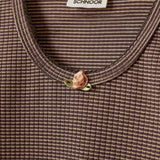 Sofie Schnoor Brown Striped Petriciasy T-Shirt Long Sleeve