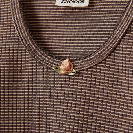 Sofie Schnoor Brown Striped Petriciasy T-Shirt Long Sleeve