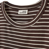 Sofie Schnoor Brown Striped Petriciasy T-Shirt Long Sleeve