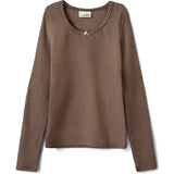 Sofie Schnoor Brown Striped Petriciasy T-Shirt Long Sleeve
