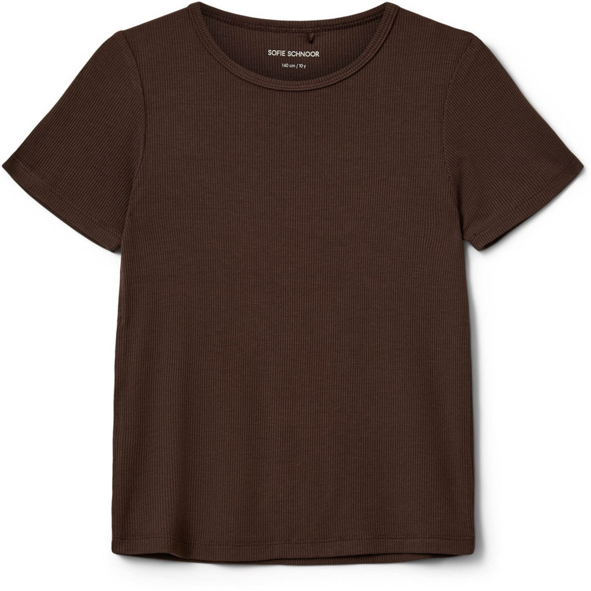 Sofie Schnoor Brown Fudge Nataliasy Rib T-Shirt