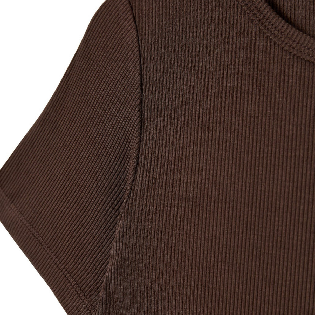 Sofie Schnoor Brown Fudge Nataliasy Rib T-Shirt