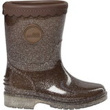 Sofie Schnoor Dark Brown Mellykb Rubber Støvle M/ Liining