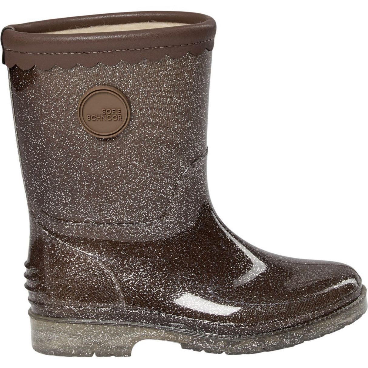Sofie Schnoor Dark Brown Jessicakb Rubber Støvle M/ Lining