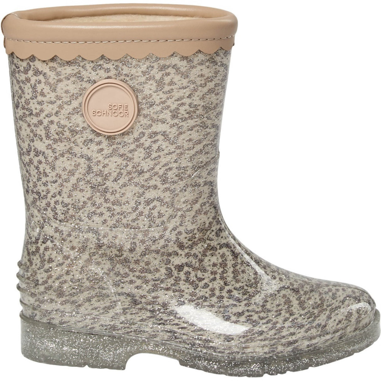 Sofie Schnoor Off White W Aop Jessicakb Rubber Støvle M/ Lining