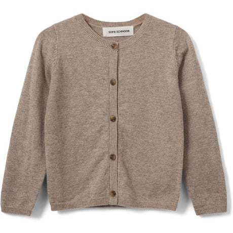 Sofie Schnoor Brown Melange Cissesk Cardigan