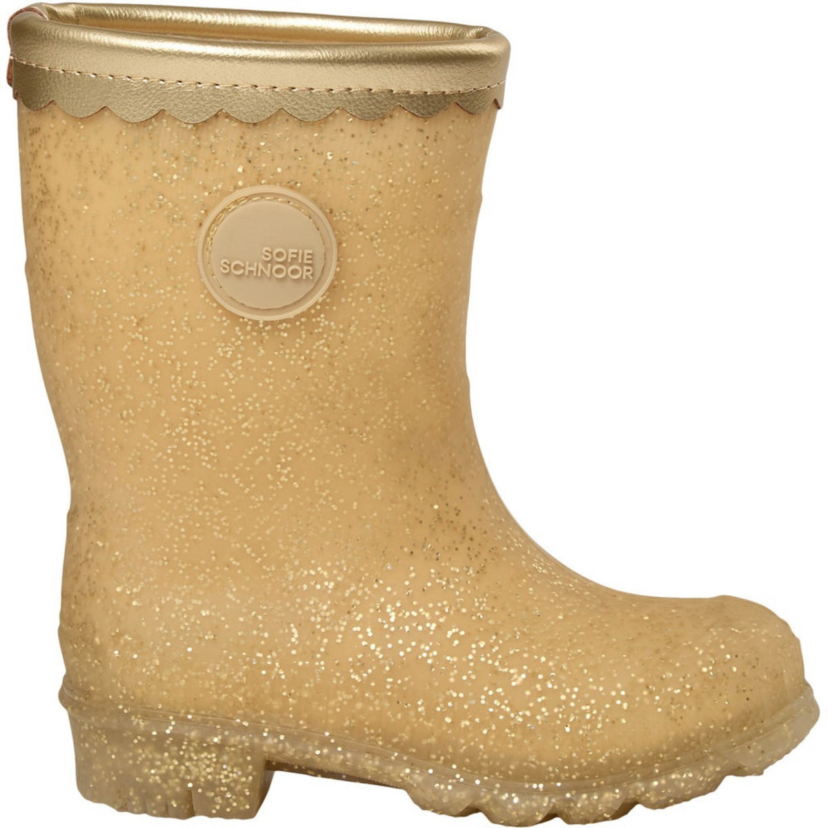 Sofie Schnoor Champagne Jessicask Rubber Støvle M/ Lining