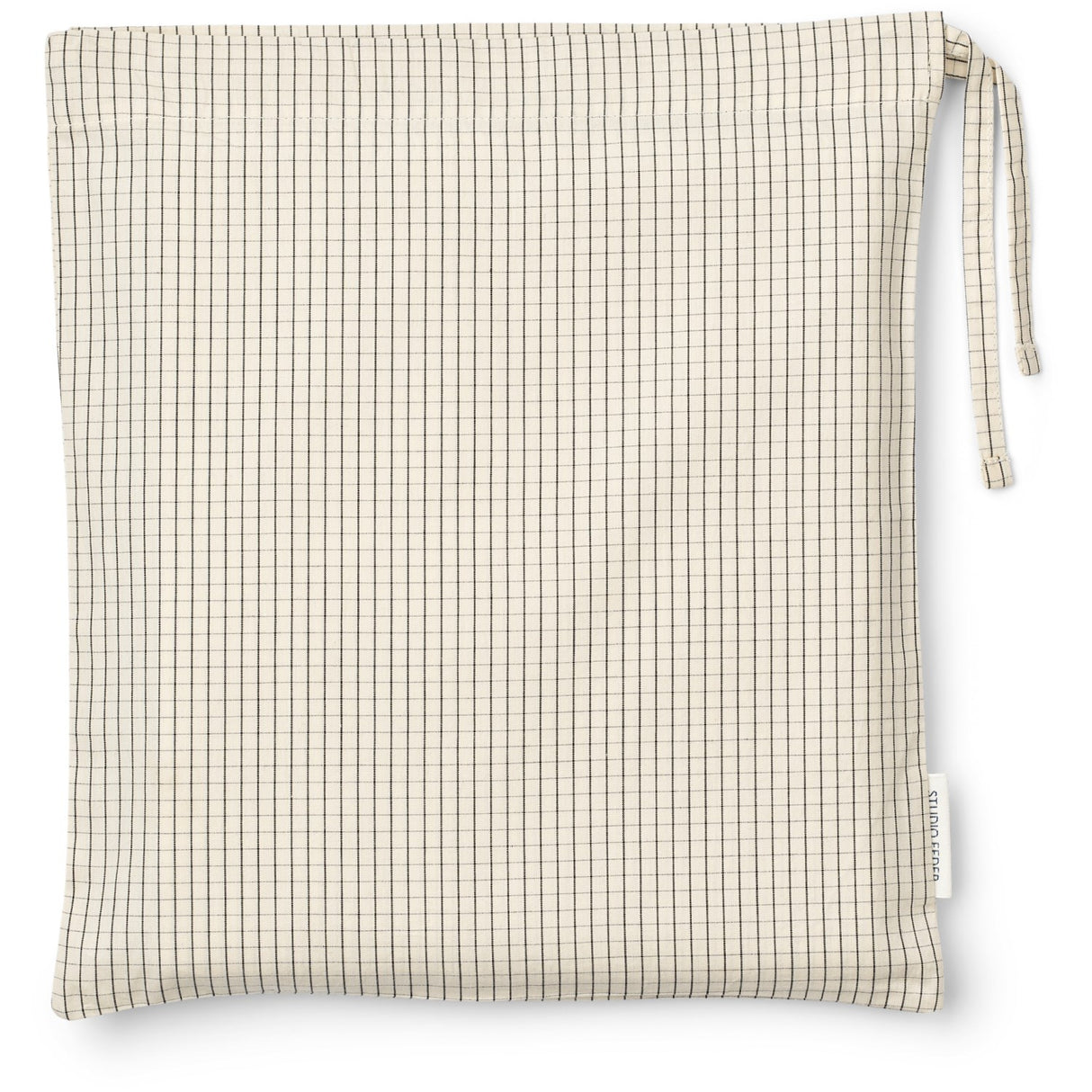 Studio Feder Creme Black Plaid Sengetøj Percale