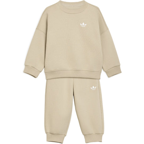 adidas Originals Khaki Three Crew Jog Sæt