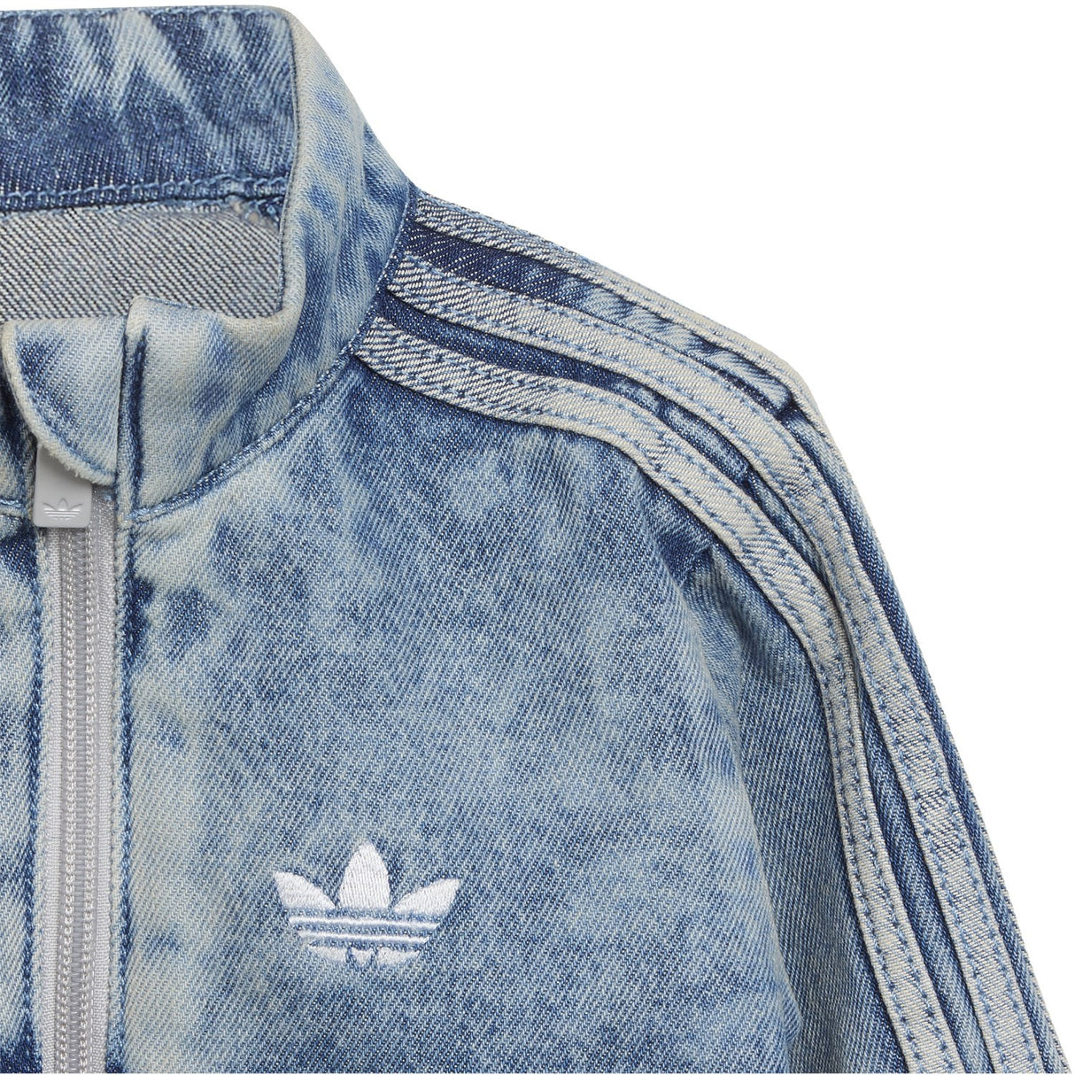 adidas Originals Worn Blue Denim Firebird Den Tt Jakke
