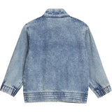 adidas Originals Worn Blue Denim Firebird Den Tt Jakke
