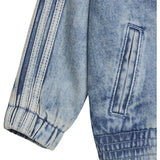 adidas Originals Worn Blue Denim Firebird Den Tt Jakke