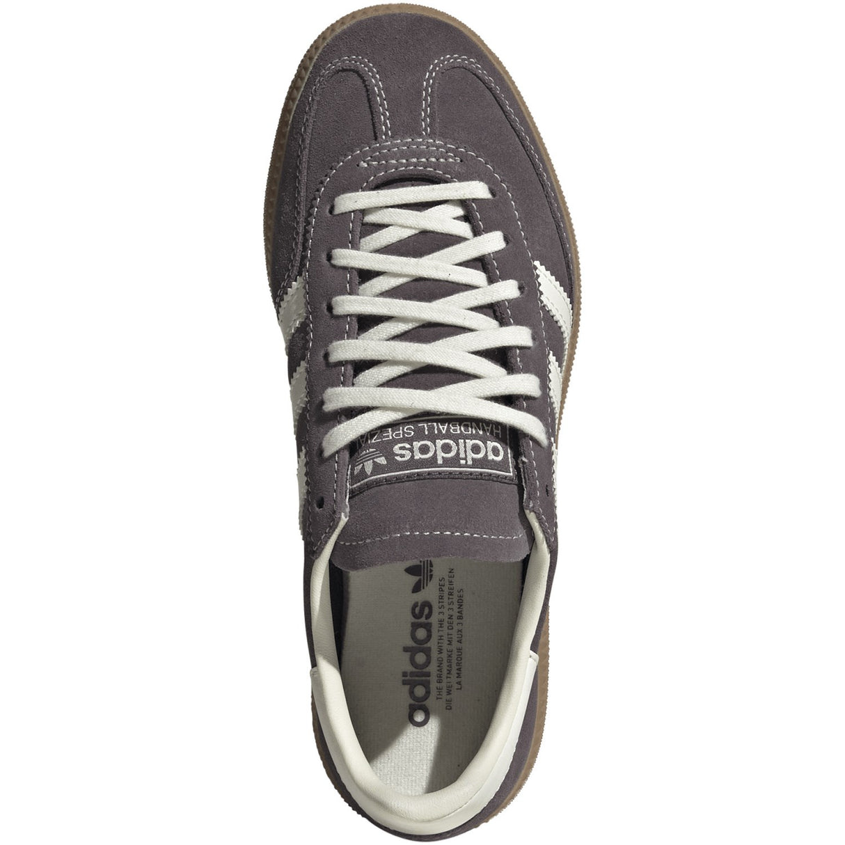 adidas Originals Grey Strata Off White Gum4 Handball Spezial J Sneakers