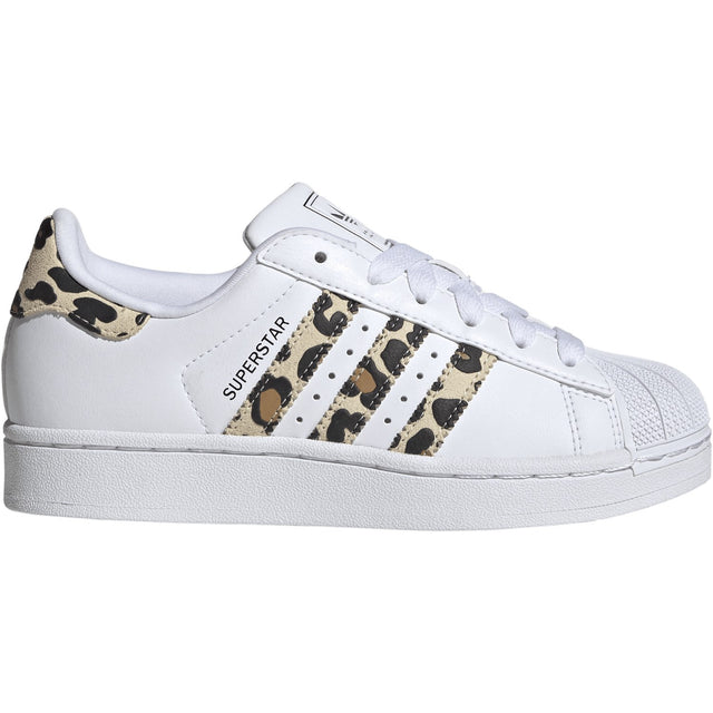 adidas Originals Ftwr White Sand Strata Core Black Superstar Ii J Sneakers