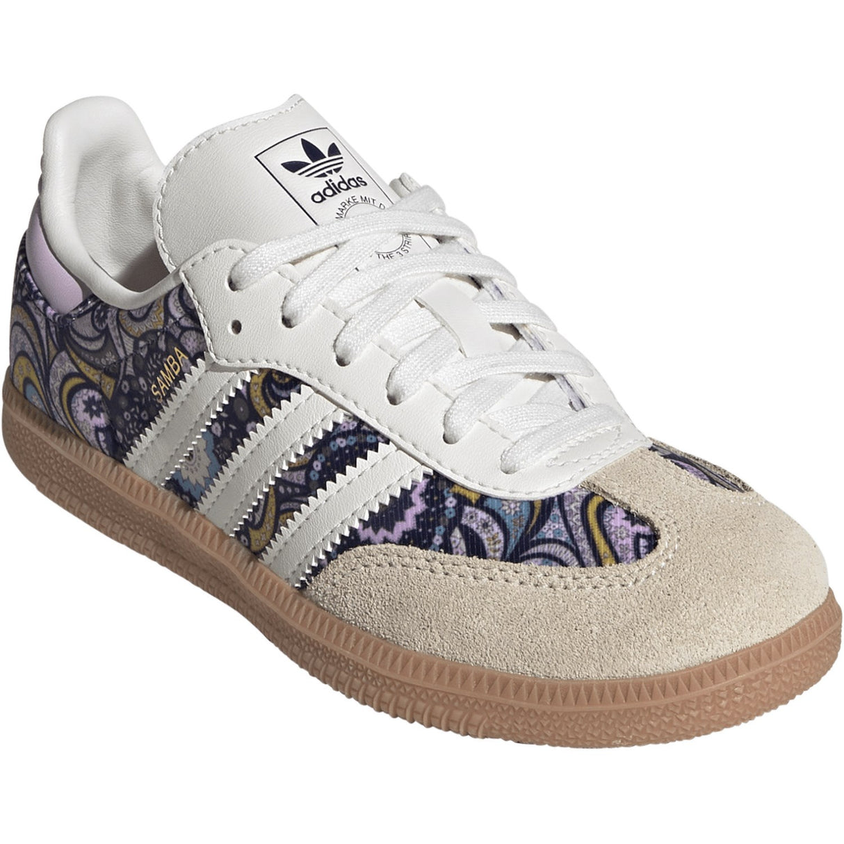 adidas Originals Core White Orchid Fusion Gum 2 Samba Og C Sneakers