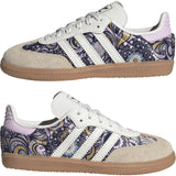 adidas Originals Core White Orchid Fusion Gum 2 Samba Og C Sneakers