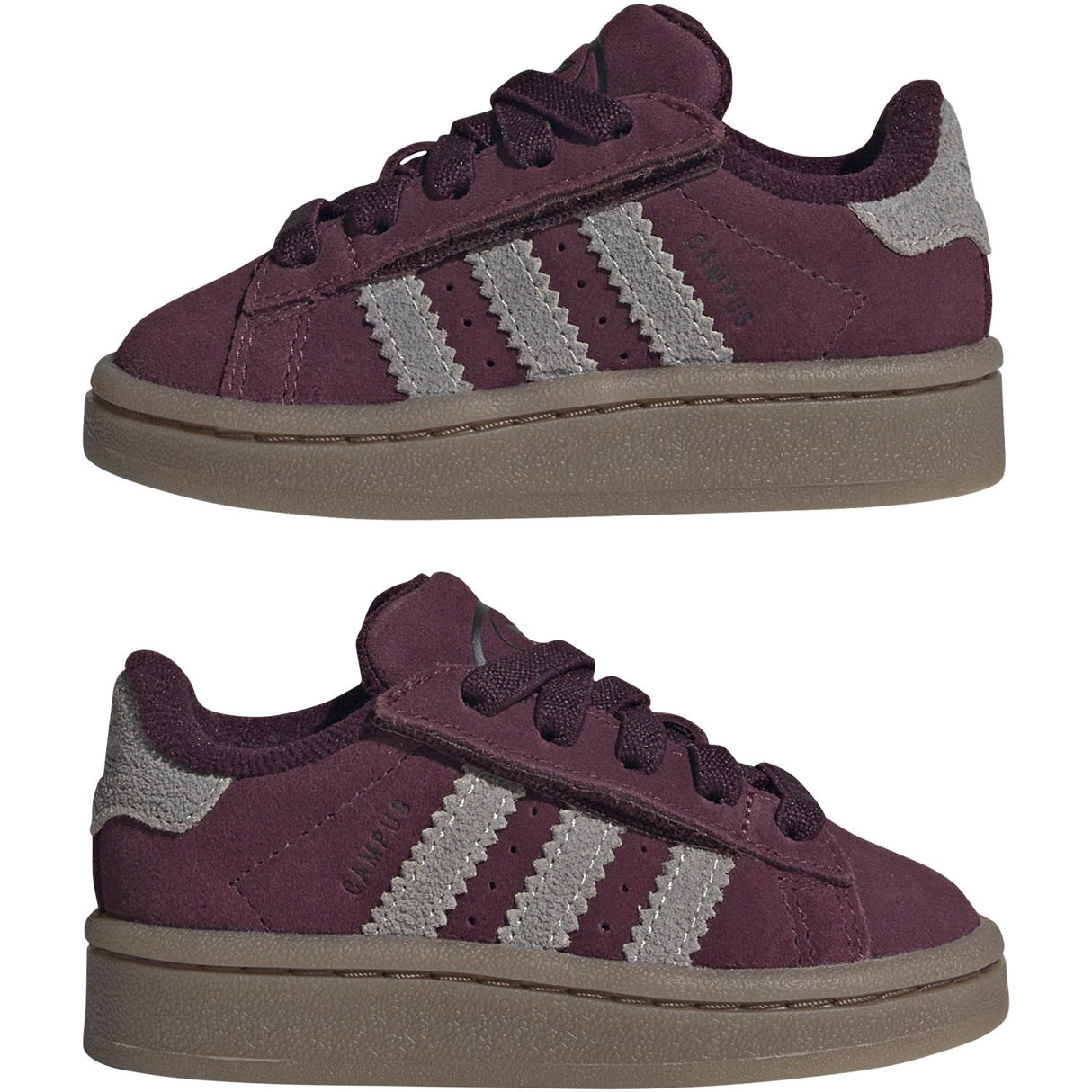 adidas Originals Maroon Khaki Three Gum5 Campus 00S Cf El I Sneakers