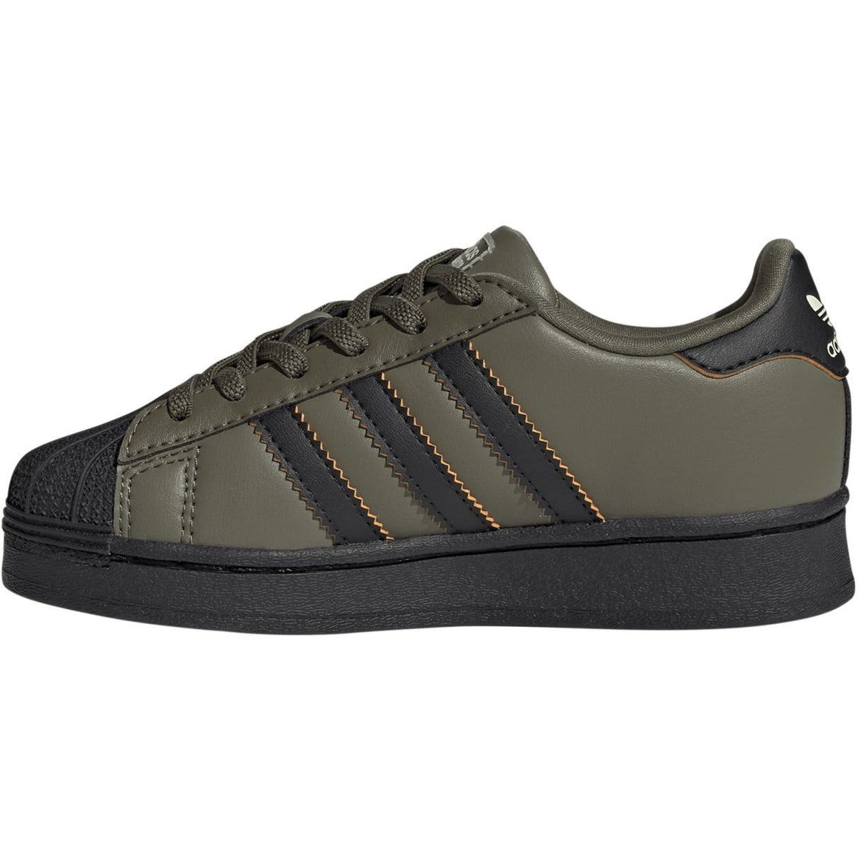 adidas Originals Silver Pebble Olive Strata Core Black Superstar Led Lights Cf El C Sneakers