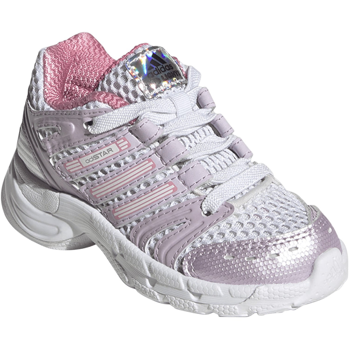adidas Originals Ftwr White Ice Lavender Bliss Pink Adistar Control 5 Led El I Sneakers