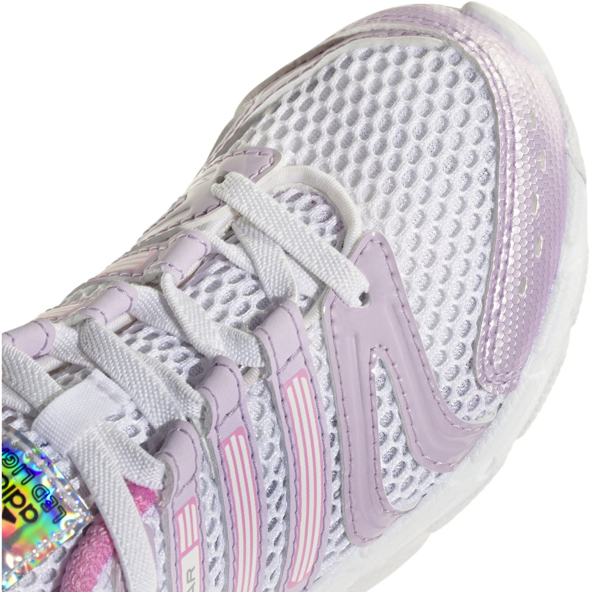 adidas Originals Ftwr White Ice Lavender Bliss Pink Adistar Control 5 Led El C Sneakers