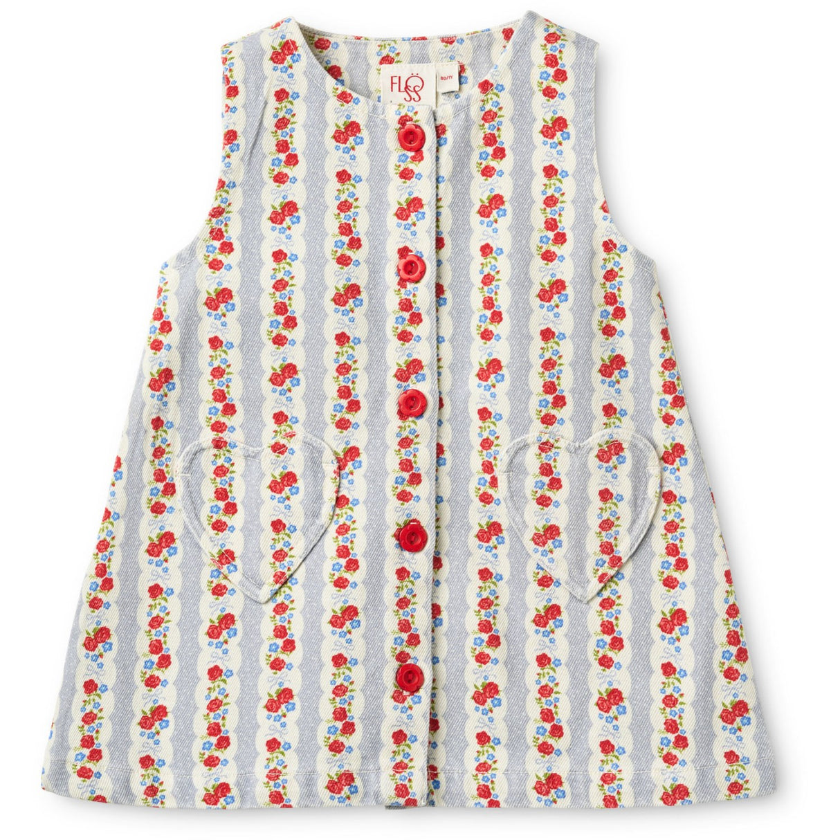 Flöss Blue Air Rose Aria Kjole