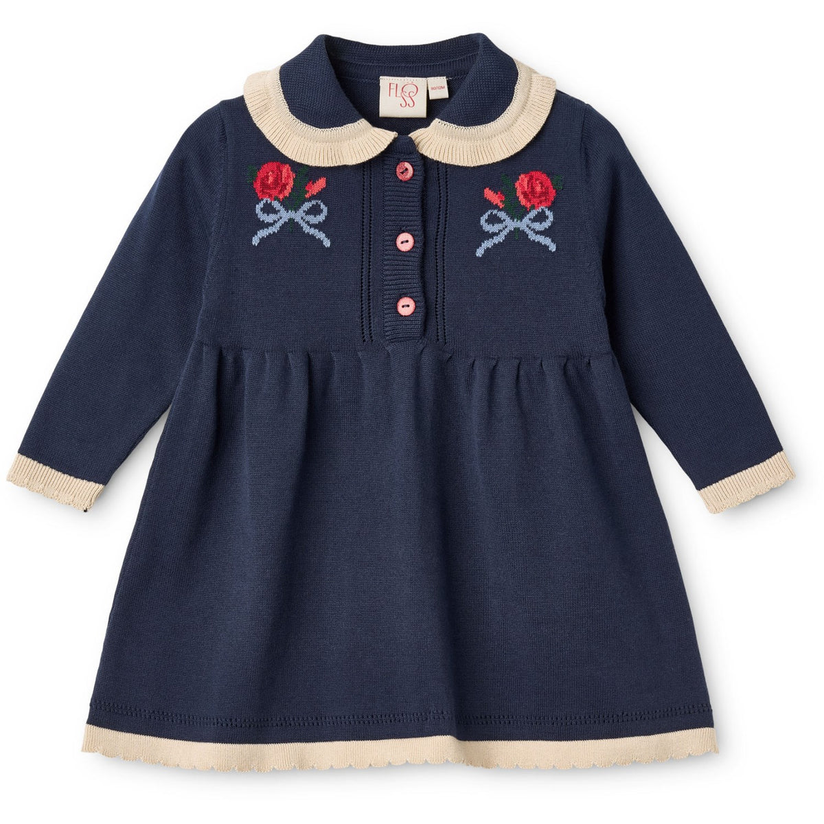 Flöss New Navy Bianca Kjole