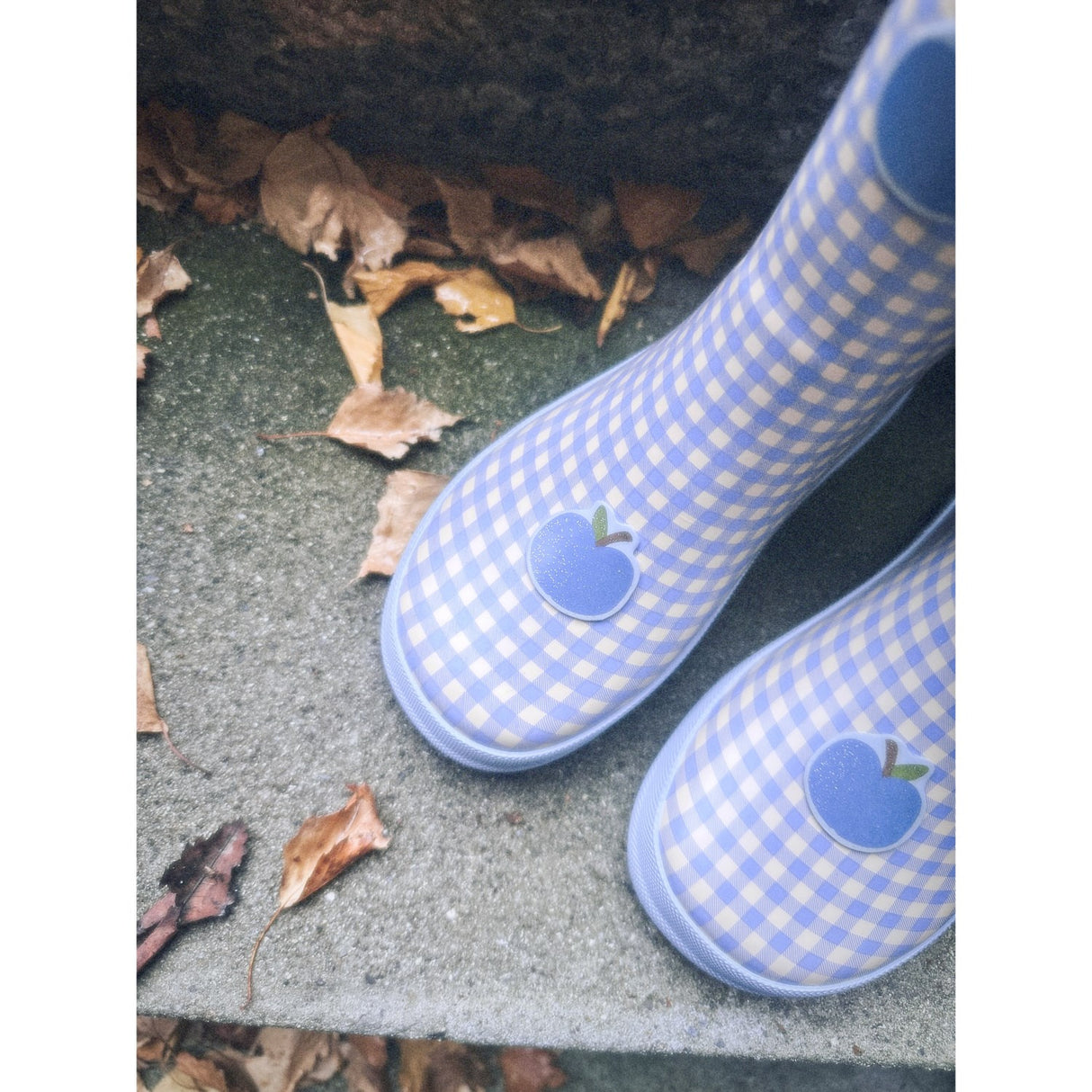 Flöss Apple Gingham Misty Rain Gummistøvler
