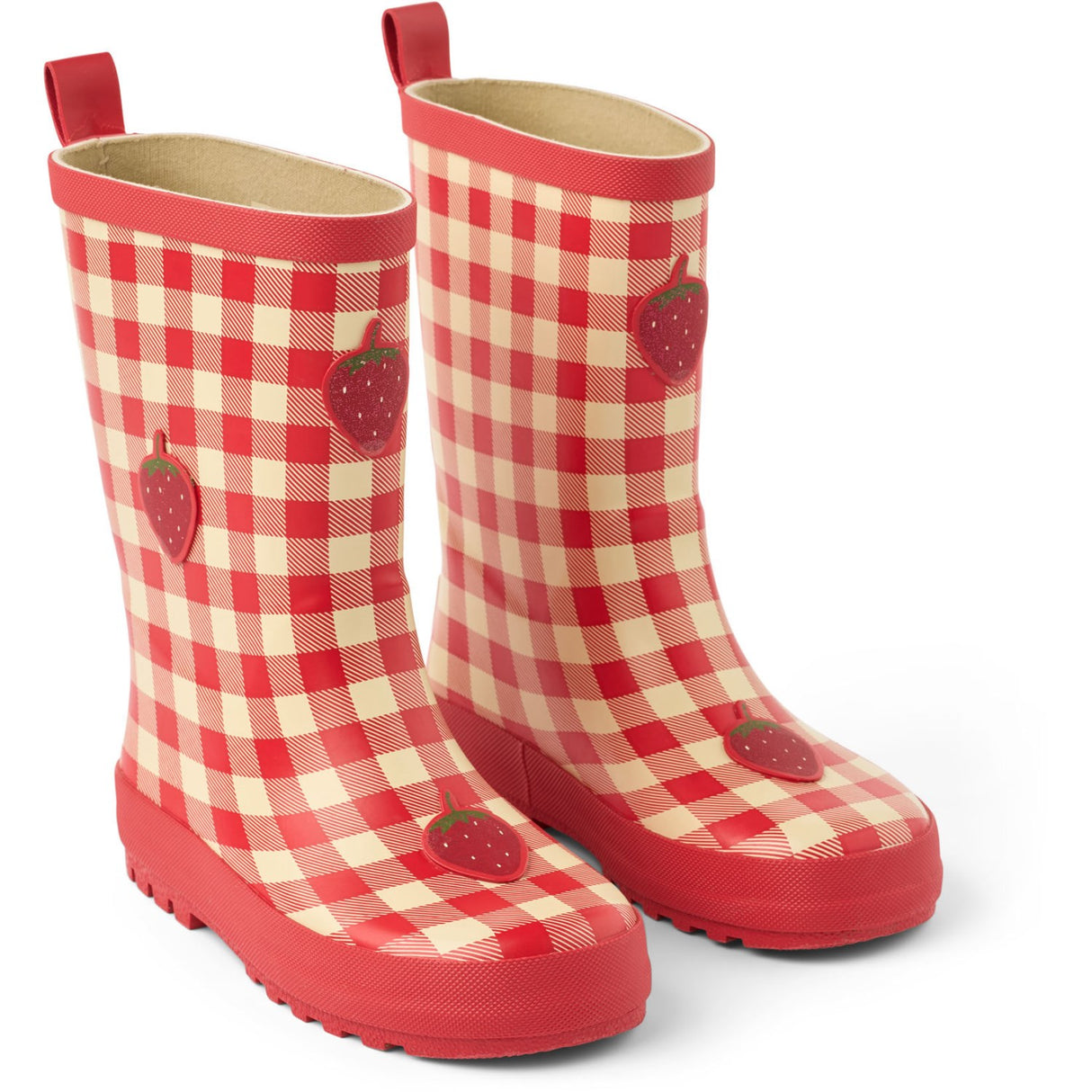Flöss Berry Gingham Misty Rain Gummistøvler