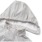 Flöss Light Blue Gingham Dew Regntøj Sæt