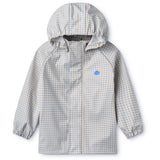 Flöss Light Blue Gingham Dew Regntøj Sæt