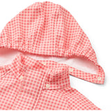 Flöss Pink Rose Gingham Dew Regntøj Sæt