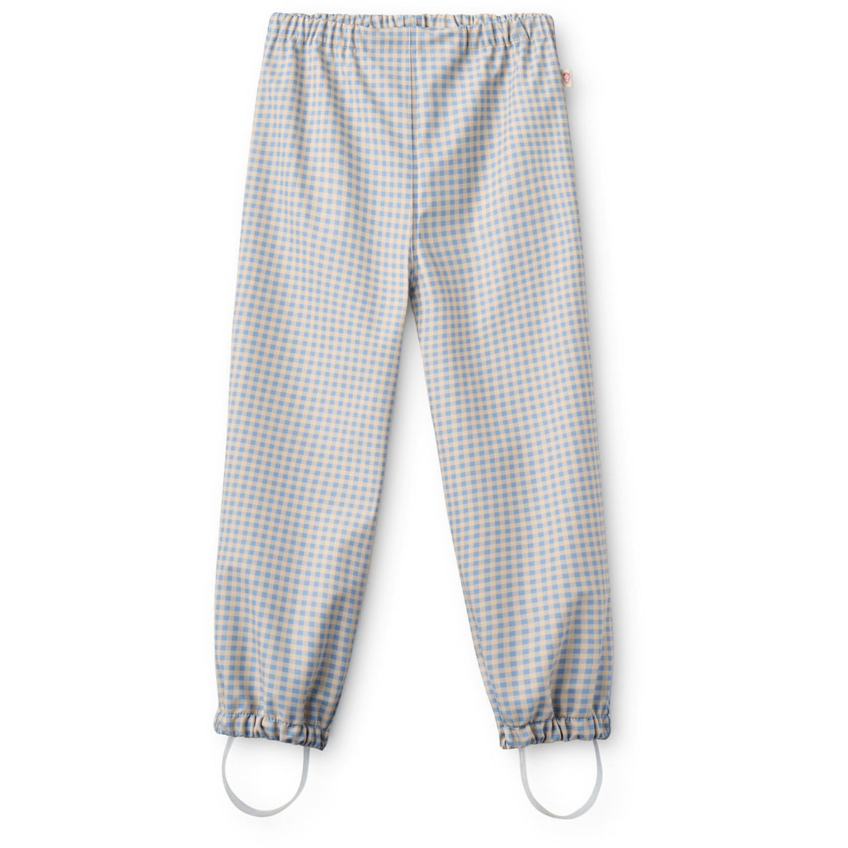 Flöss Light Blue Gingham Dew Regntøj Sæt