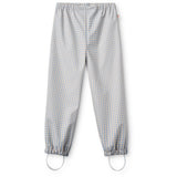 Flöss Light Blue Gingham Dew Regntøj Sæt