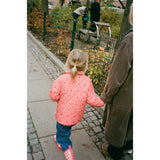 Flöss Red Berry Gingham Molly Vatteret Jakke