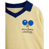 Mini Rodini Yellow Table Tennis Sp Krave Ls Top