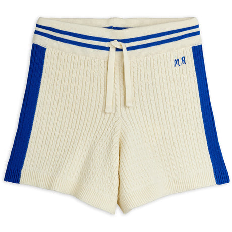 Mini Rodini Off-White Cable Strik Shorts