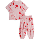 Mini Rodini Pink Minibabies Aop Baby Sæt