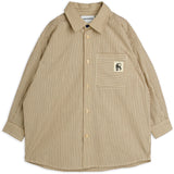 Mini Rodini Brown Poplin Yd Ls Skjorte