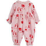 Mini Rodini Pink Minibabies Aop Woven Buksedragt