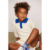 Mini Rodini Off-White Cable Strik Shorts