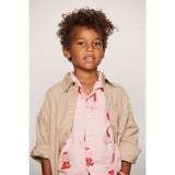 Mini Rodini Brown Poplin Yd Ls Skjorte