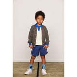 Mini Rodini Off-White Cable Strik Polo Skjorte